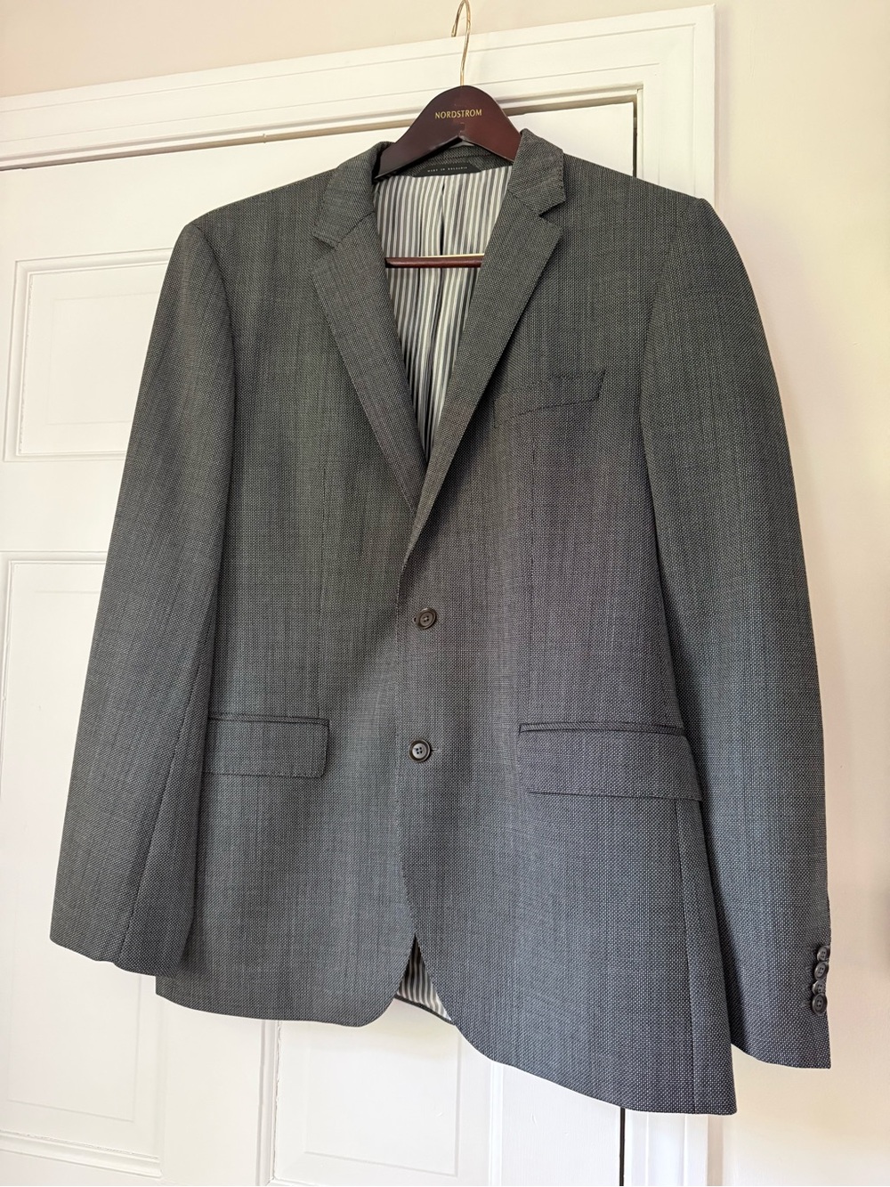 BOSS Sport Coat Blazer - Gray/White